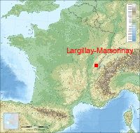 localisation mairie de Largillay-Marsonnay