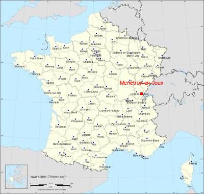 Carte de Menétrux-en-Joux