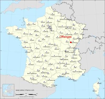 Carte de Offlanges