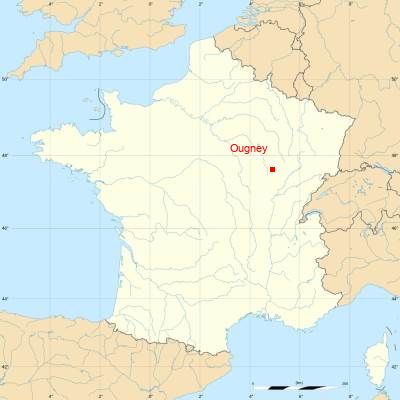 Fond de carte avec Ougney