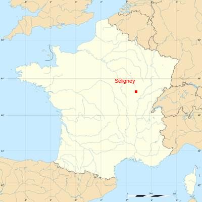 Fond de carte avec Séligney