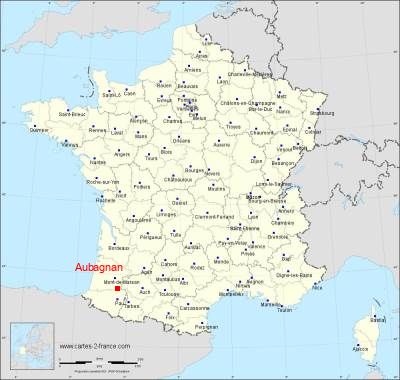 Carte de Aubagnan