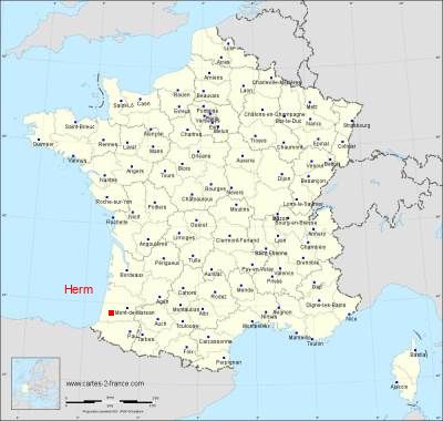 Carte de Herm