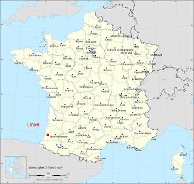 Carte de Linxe