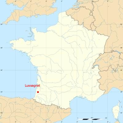 Fond de carte avec Lussagnet