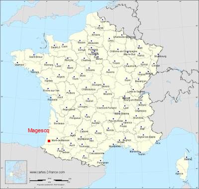 Carte de Magescq