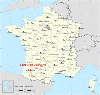 Carte de Saint-Cricq-Villeneuve