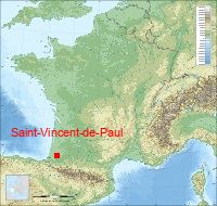 localisation mairie de Saint-Vincent-de-Paul