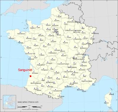 Carte de Sanguinet