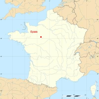 Fond de carte avec Epiais