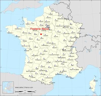 Carte de Fontaine-Raoul