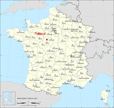Carte de Fréteval