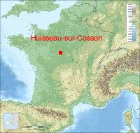 localisation mairie de Huisseau-sur-Cosson