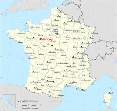 Carte de Millançay