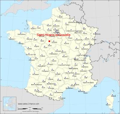 Carte de Saint-Hilaire-la-Gravelle