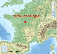 localisation mairie de Vernou-en-Sologne