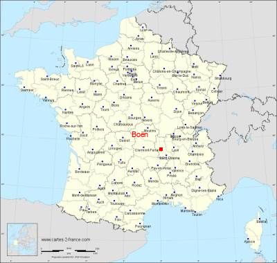 Carte de Boën