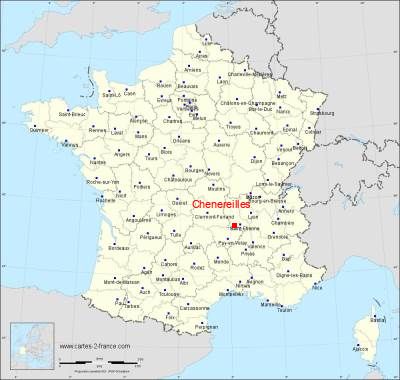 Carte de Chenereilles