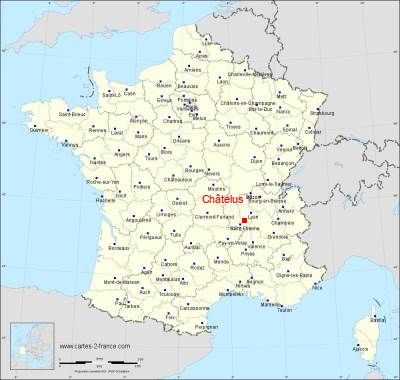 Carte de Châtelus