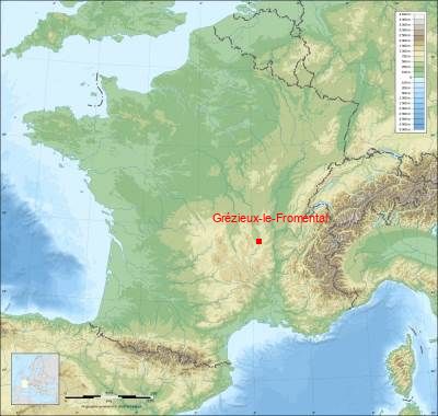 Carte de Grézieux-le-Fromental