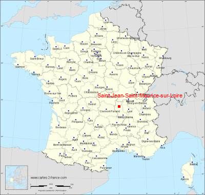Carte de Saint-Jean-Saint-Maurice-sur-Loire