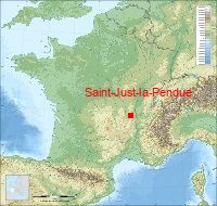 localisation mairie de Saint-Just-la-Pendue