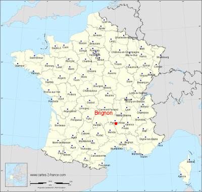 Carte de Brignon