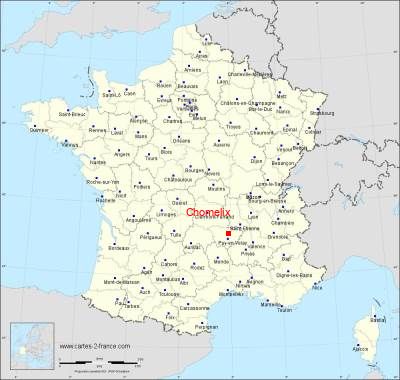 Carte de Chomelix