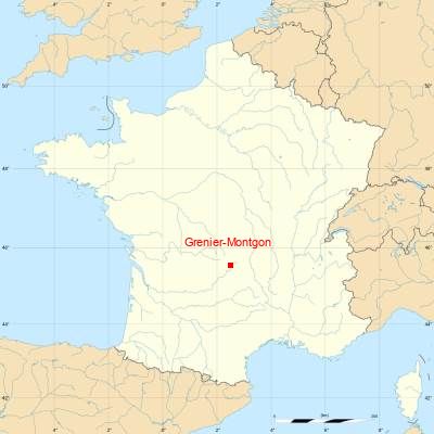 Fond de carte avec Grenier-Montgon