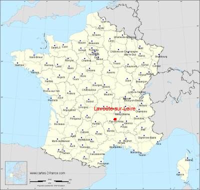 Carte de Lavoûte-sur-Loire