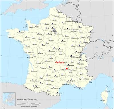 Carte de Pertuis
