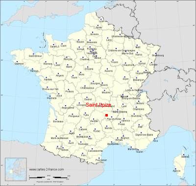Carte de Saint-Ilpize