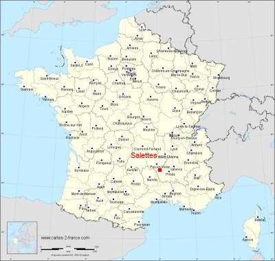 Carte de Salettes