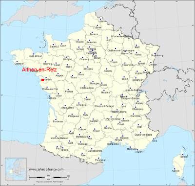 Carte de Arthon-en-Retz