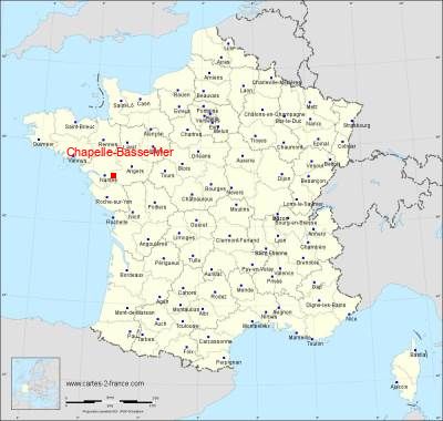 Carte de Chapelle-Basse-Mer
