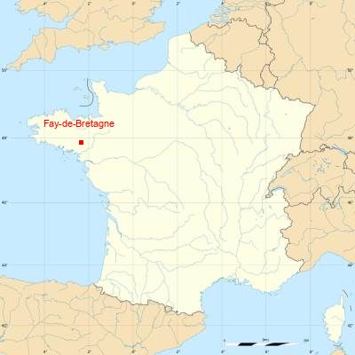 Fond de carte avec Fay-de-Bretagne