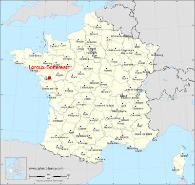 Carte de Loroux-Bottereau