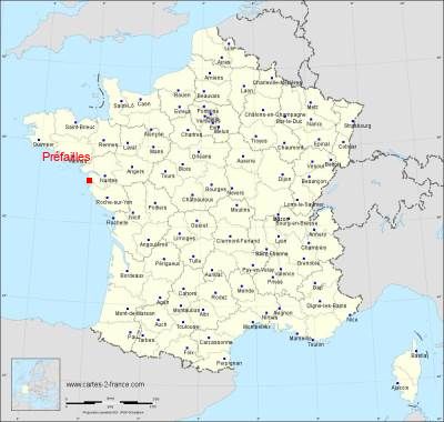 Carte de Préfailles