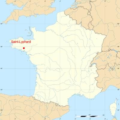 Fond de carte avec Saint-Lyphard