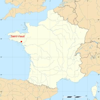 Fond de carte avec Saint-Viaud
