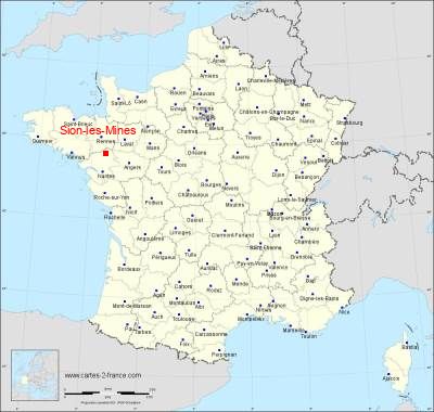 Carte de Sion-les-Mines