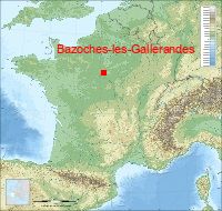 localisation mairie de Bazoches-les-Gallerandes