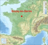 localisation mairie de Boulay-les-Barres