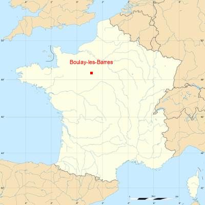 Fond de carte avec Boulay-les-Barres