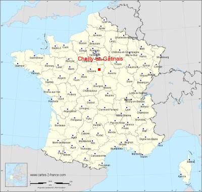 Carte de Chailly-en-Gâtinais