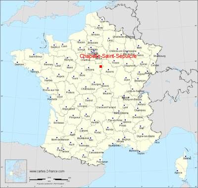 Carte de Chapelle-Saint-Sépulcre