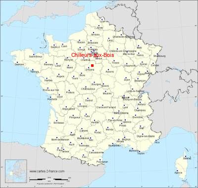 Carte de Chilleurs-aux-Bois