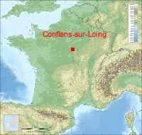 localisation mairie de Conflans-sur-Loing