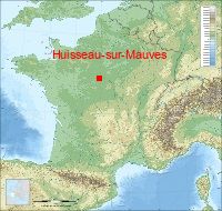 localisation mairie de Huisseau-sur-Mauves