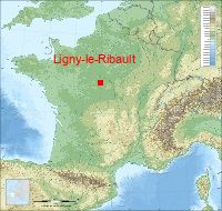 localisation mairie de Ligny-le-Ribault